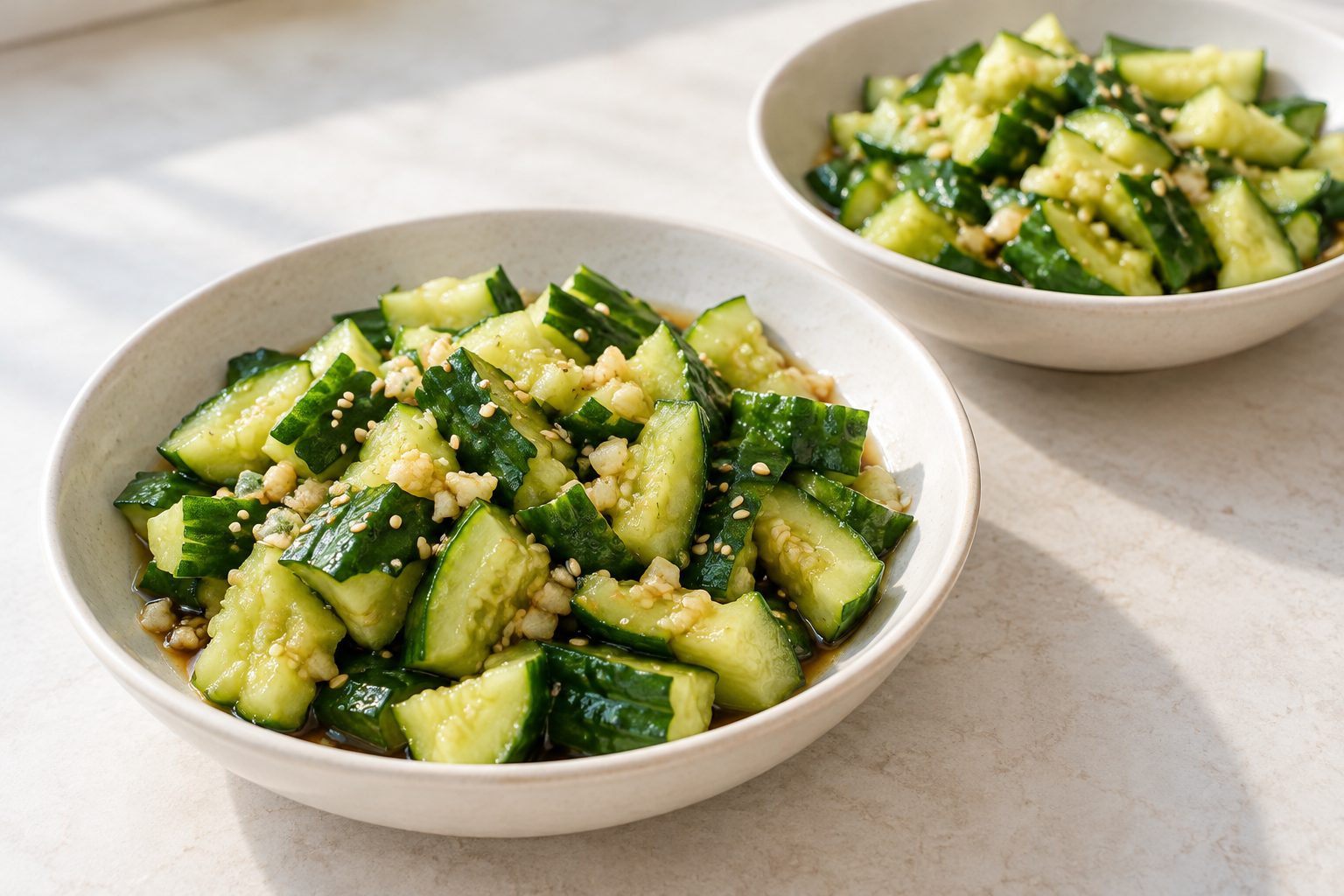 Chinese Smashed Cucumber Salad